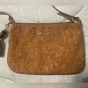 Lilly Pulitzer Shimmer Cork Crossbody Purse